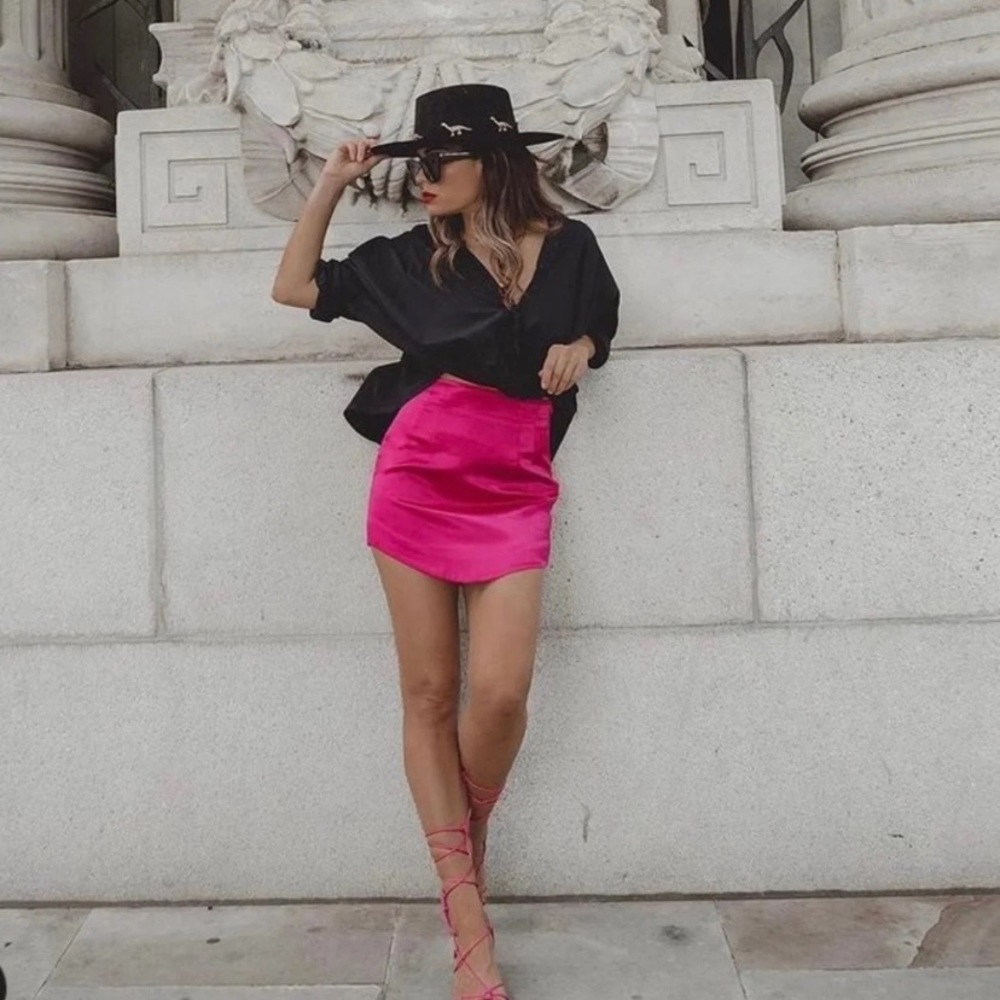 Zara Pink Mini Skirt